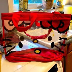 Loungefly Hello Kitty clear bag